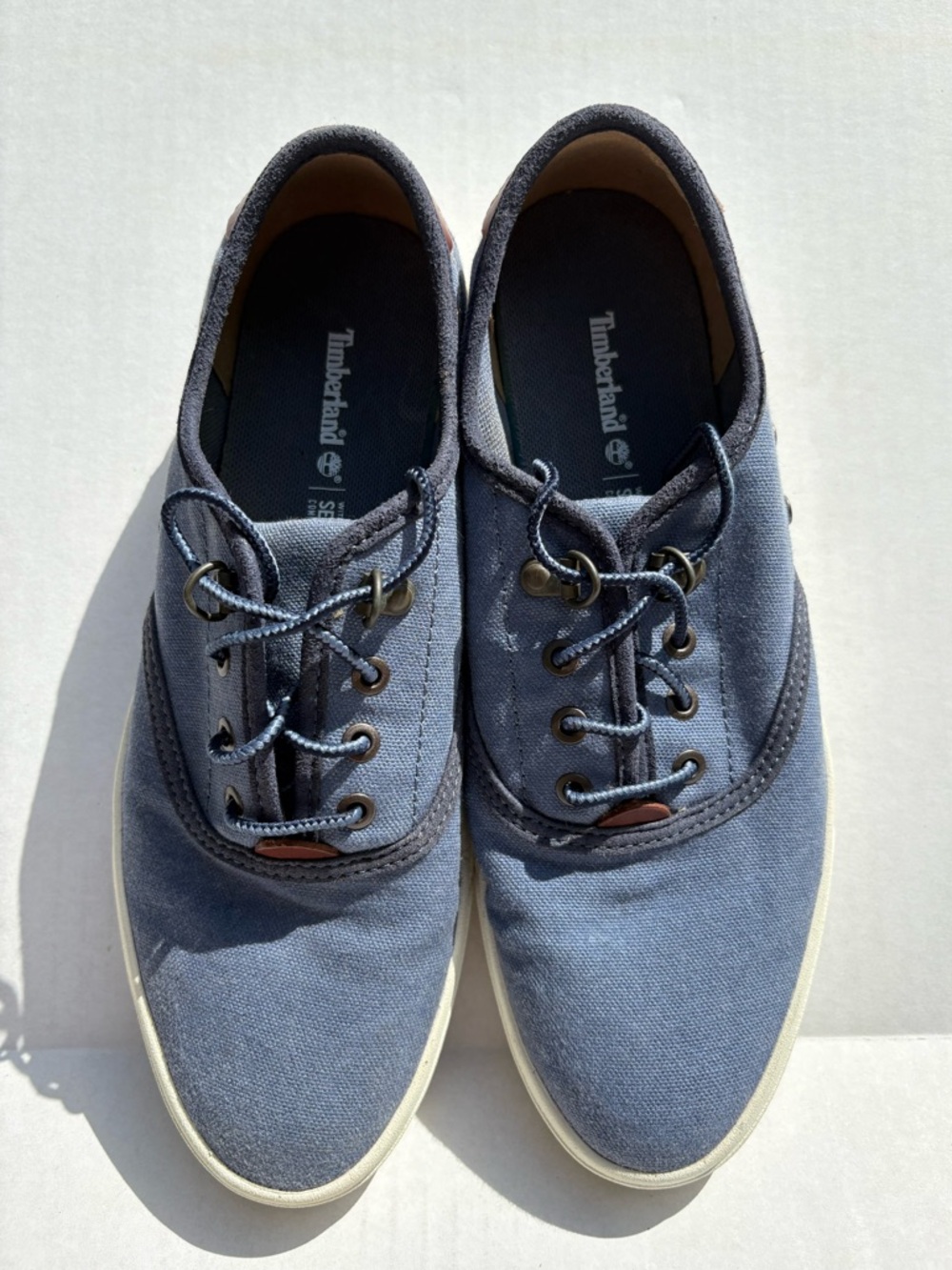 TIMBERLAND WOMEN AMHERST OXFORD CANVAS CASUAL SNEAKERS - Picture 3 of 13